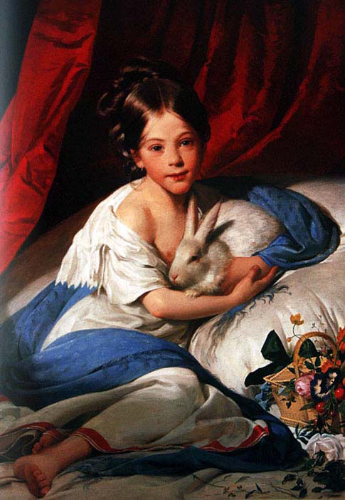 Little Bertha von Neuhaus With A Hare 